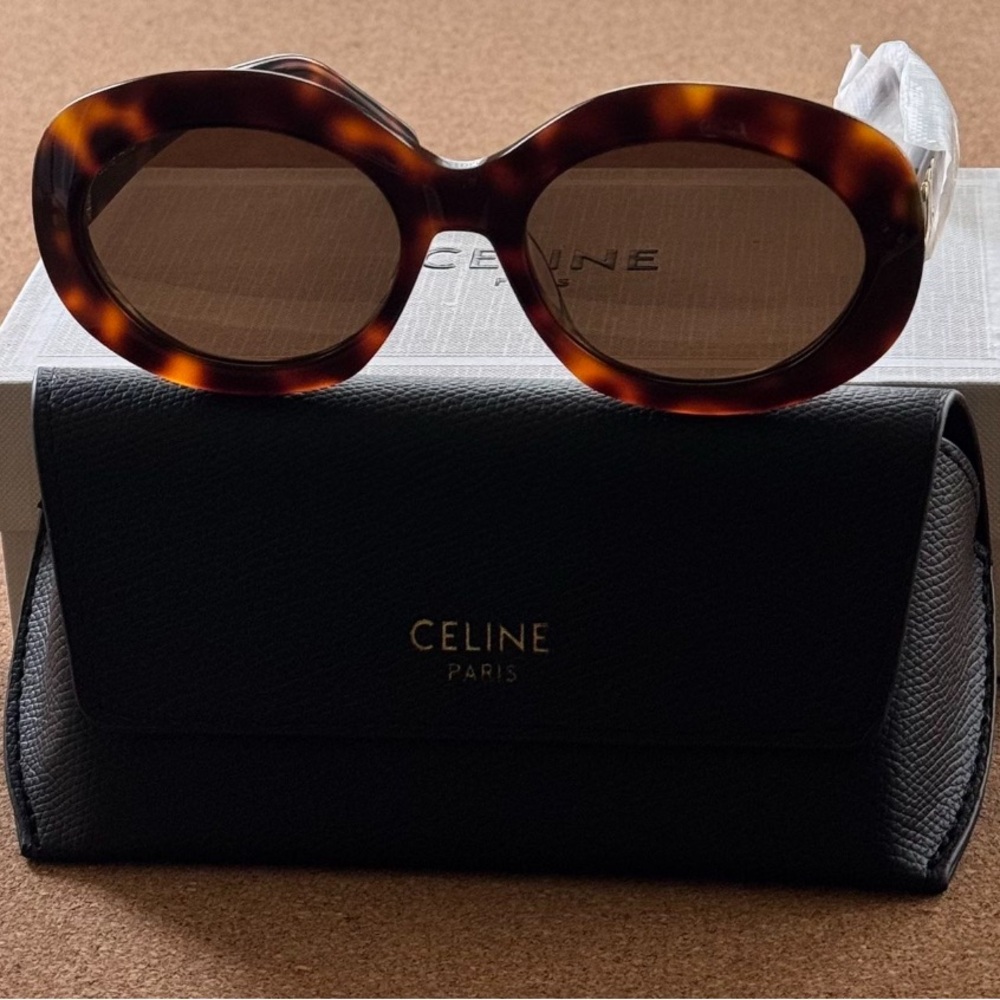 Celine Brown Tortoise Women's Sunglasses